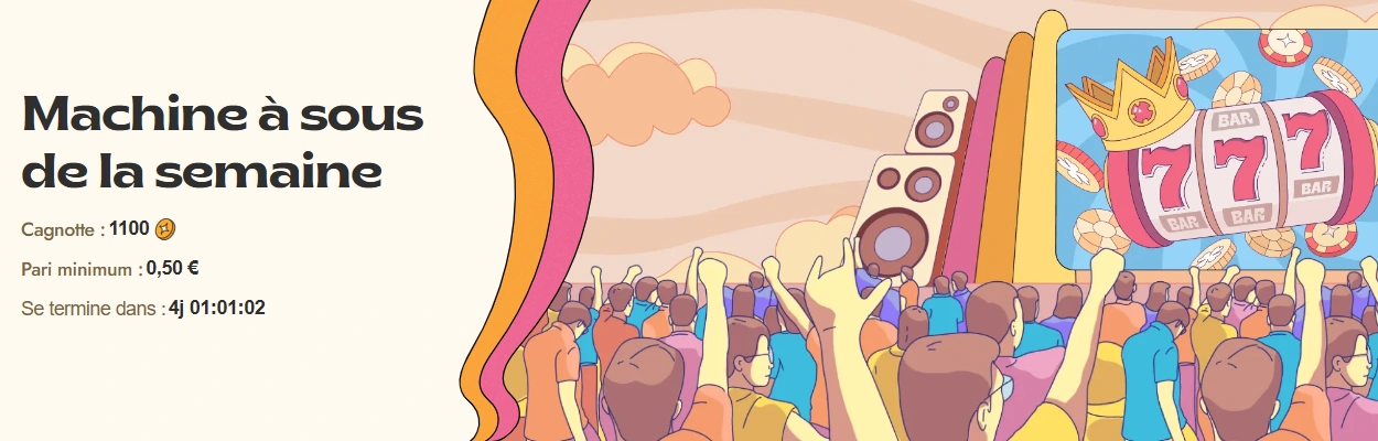 Tournoi de machines à sous sur Vinyl Casino
